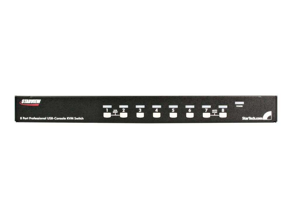 StarTech.com 8 Port USB / PS/2 KVM Switch mit