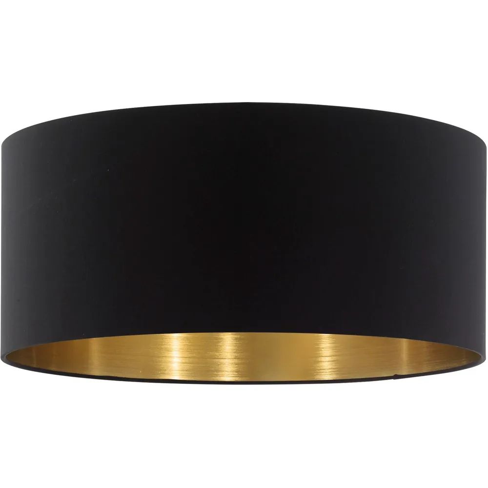 EGLO Schirm Pasteri Pro Ø 530 mm Textil schwarz/gold