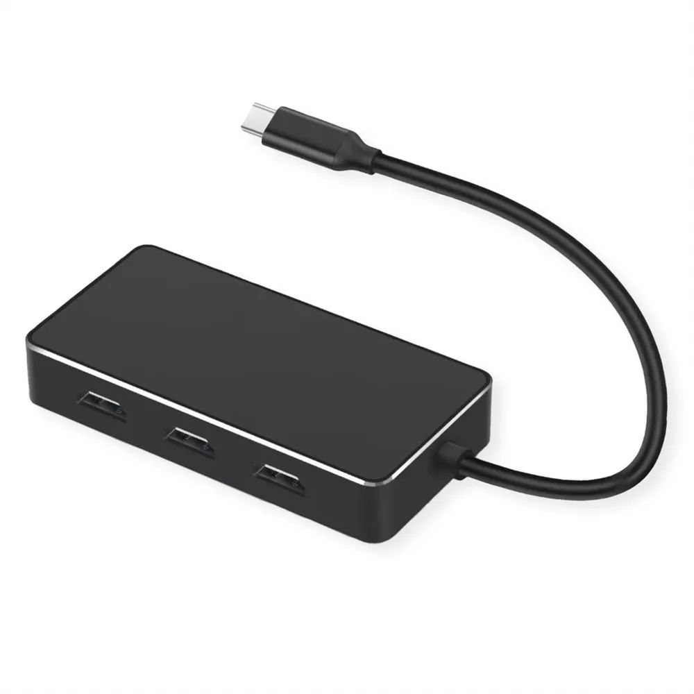 VALUE Multi-Display Adapter USB Typ C - 3x HDMI, Multi-Stream 4K
