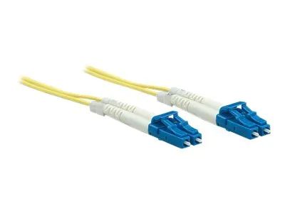 Intellinet Fiber Optic Patch Cable, OS2, LC/LC, 3m, Yellow, Duplex, Single-Mode, 9/125 µm, LSZH, Fibre, Lifetime Warranty, Polybag - Patch-Kabel - LC Single-Modus (M)