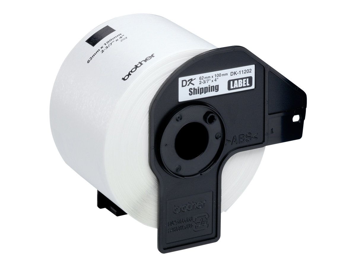 Brother DK-11202 - Schwarz auf Weiß - 62 x 100 mm 300 Etikett(en) (1 Rolle(n)