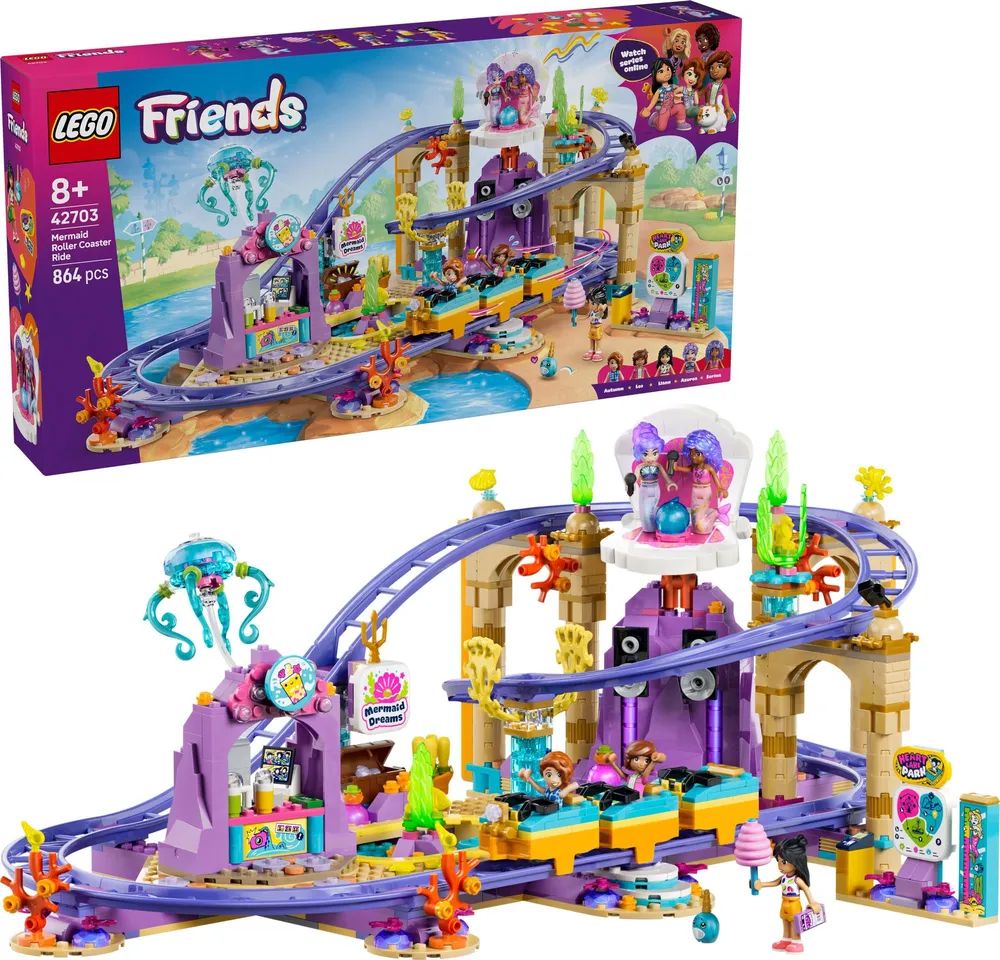 LEGO 42703 Friends Meerjungfrauen-Achterbahn