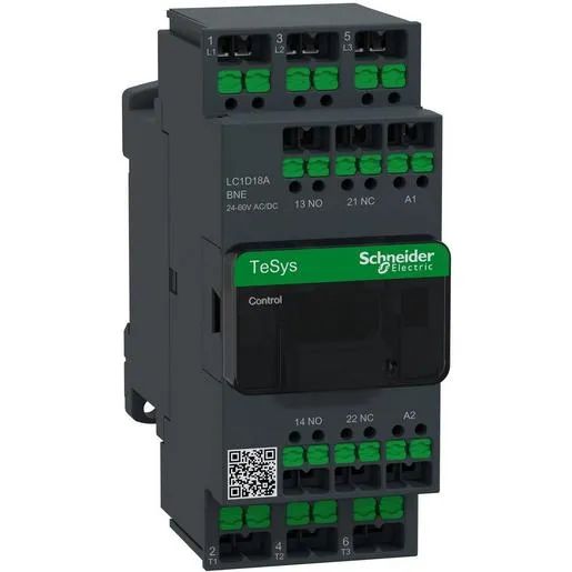 Schneider Electric SCHÜTZ 3P 18A 24-60VAC/DC SNAP / SCHN.E LC1D18ABNE
