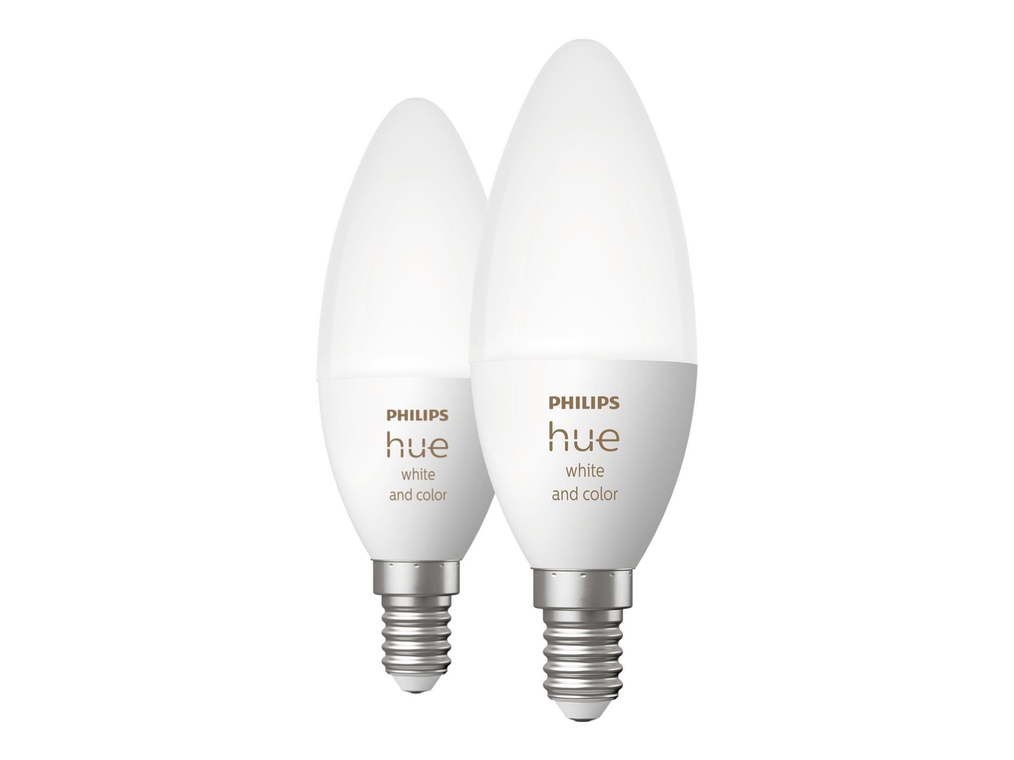 Signify Philips Hue White and Color Ambiance - LED-Lampe - Form: B39 - E14 - 4 W (Entsprechung 25 W)
