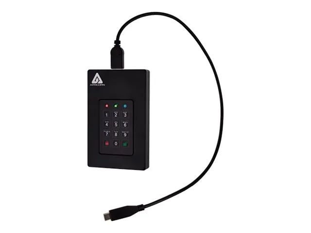 Apricorn Aegis Fortress L3 - Festplatte - verschlüsselt - 2 TB - extern (tragbar)