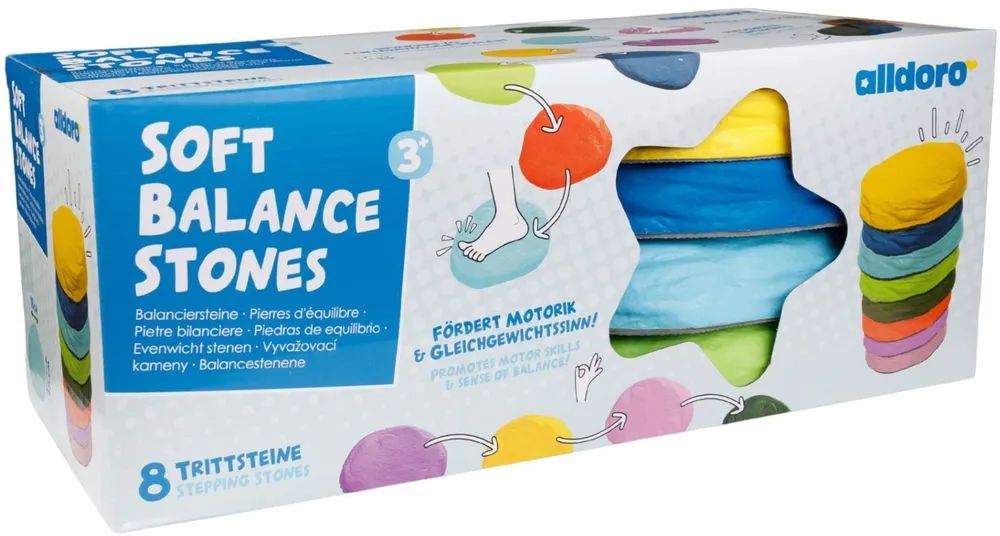 alldoro GmbH Soft-Balanciersteine, 8 Stück