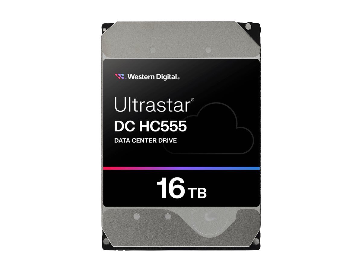 WD Ultrastar DC HC555 - Festplatte - Datencenter - 16 TB - intern - 3.5" (8.9 cm)