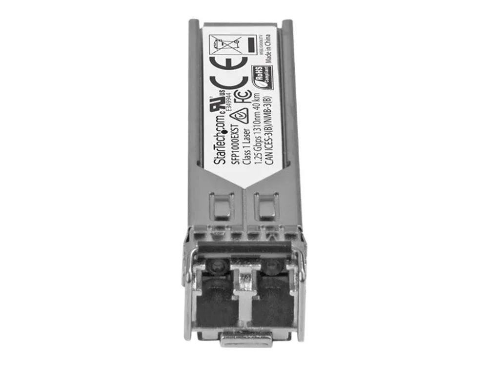 StarTech.com 1000Base-EX - Gigabit Transceiver - LC Fiber - MSA konform - 40 km - Gigabit SFP Modul - Single Mode SFP - SFP (Mini-GBIC)-
