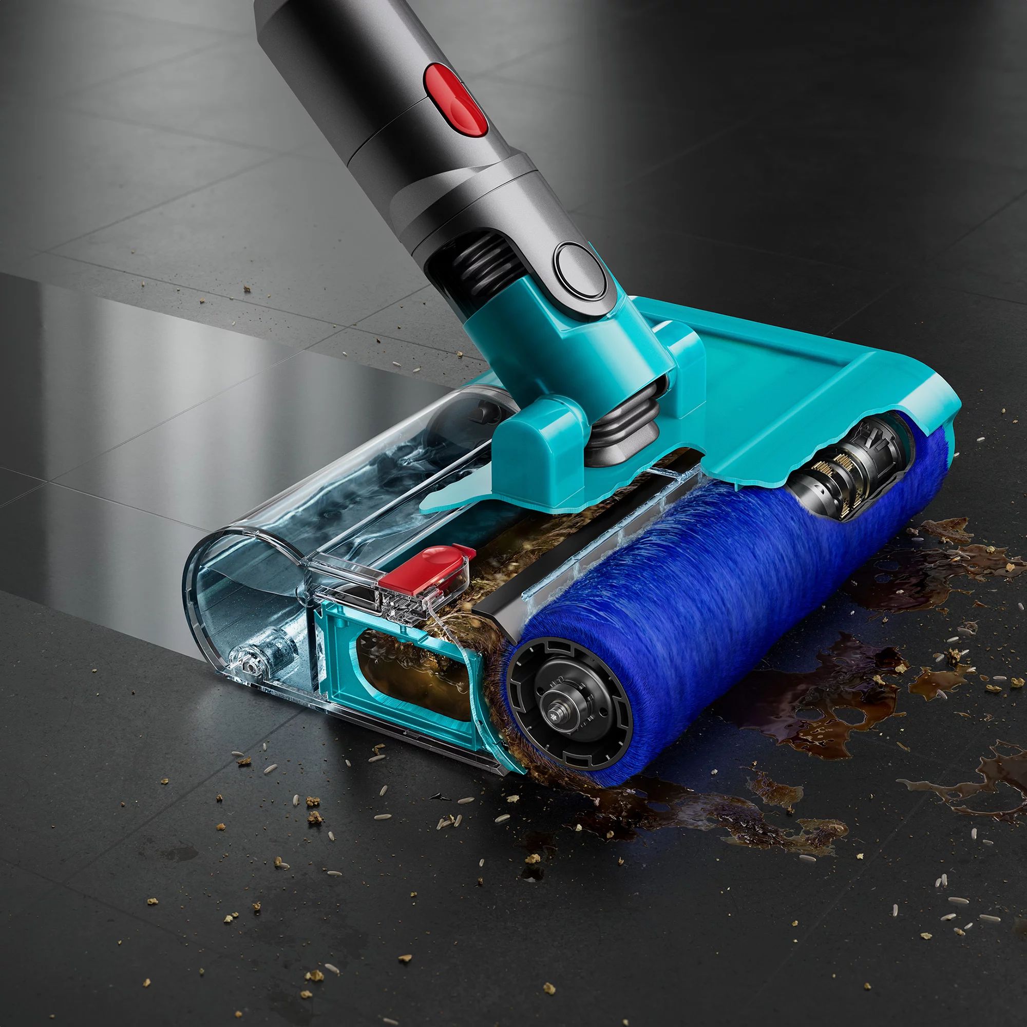 Dyson V15s Detect Submarine, Gelb/Nickel 