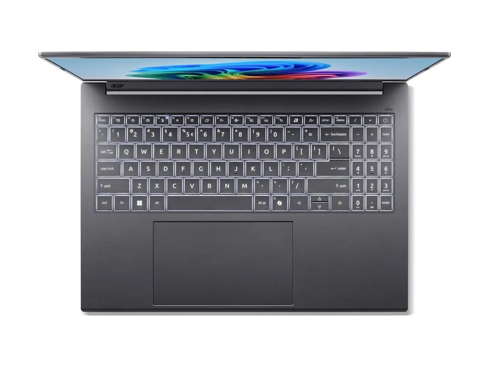 Acer Aspire 16 AI A16-52M - 180°-Scharnierdesign - Intel Core Ultra 9 288V / 3.3 GHz - Win 11 Home - Intel Arc Graphics 140V - 32 GB RAM - 1.024 TB SSD NVMe - 40.6 cm (16")