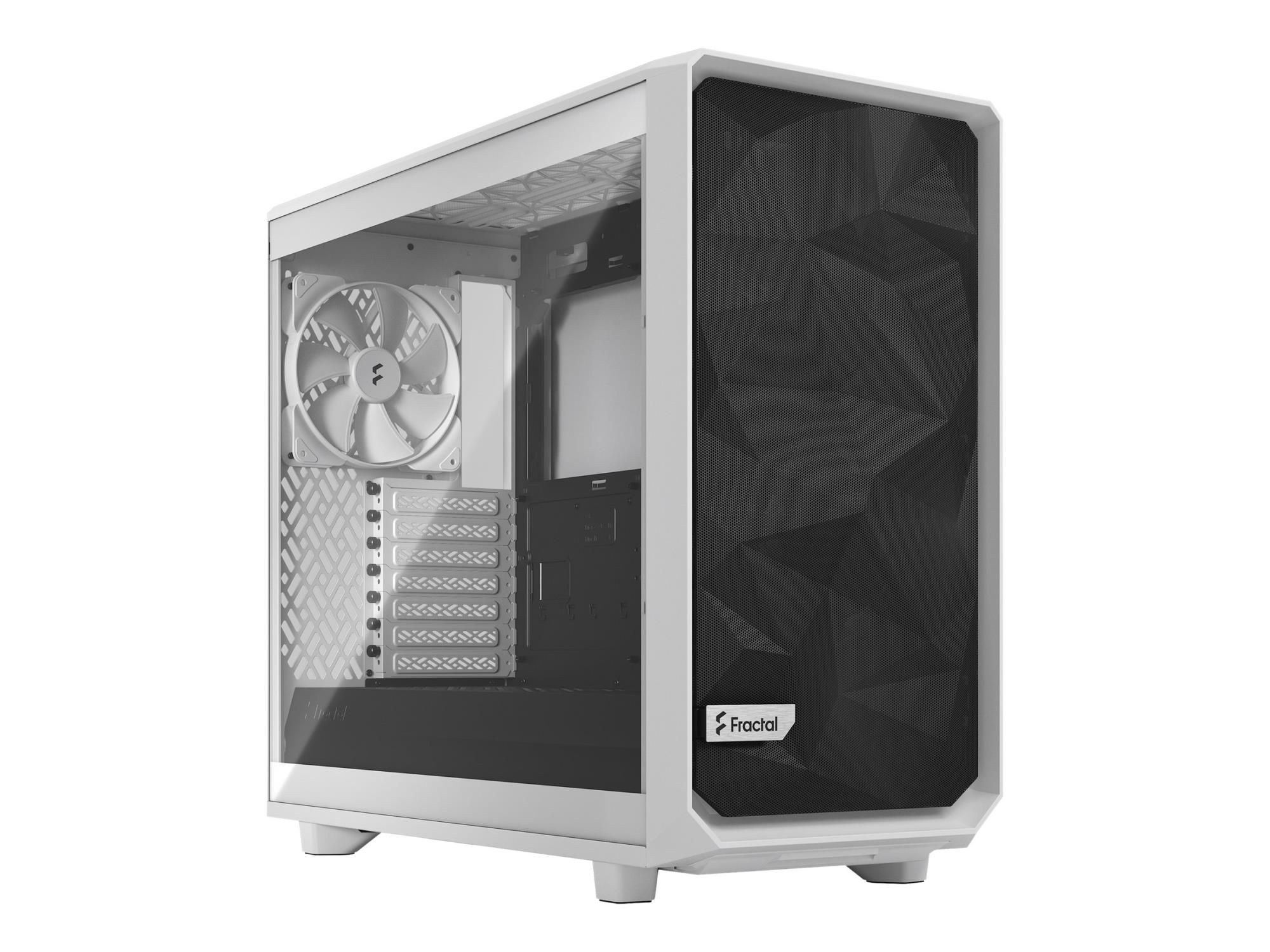 Fractal Design Design Meshify 2 Lite White TG Clear Tint ATX Gaming Gehäuse mit