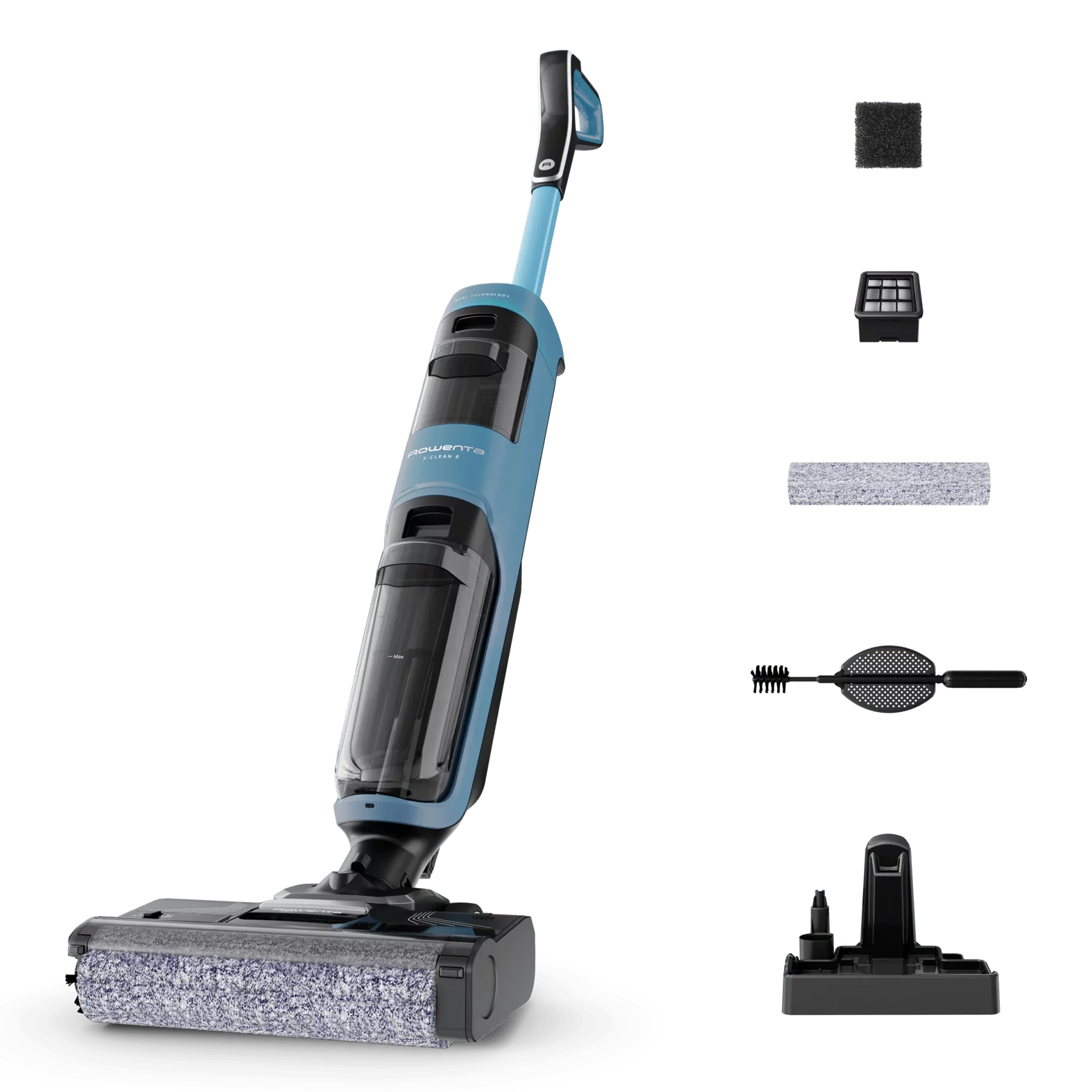 ROWENTA GZ2271 2-in-1 Nass-Trockensauger X-Clean - BLUE AQUA