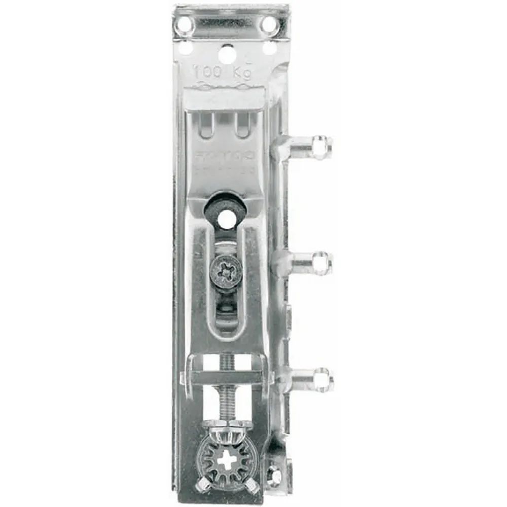 CAMAR Schrankaufhänger 817 links, H 18 mm, T 25 mm, Stahl verzinkt/Zamak