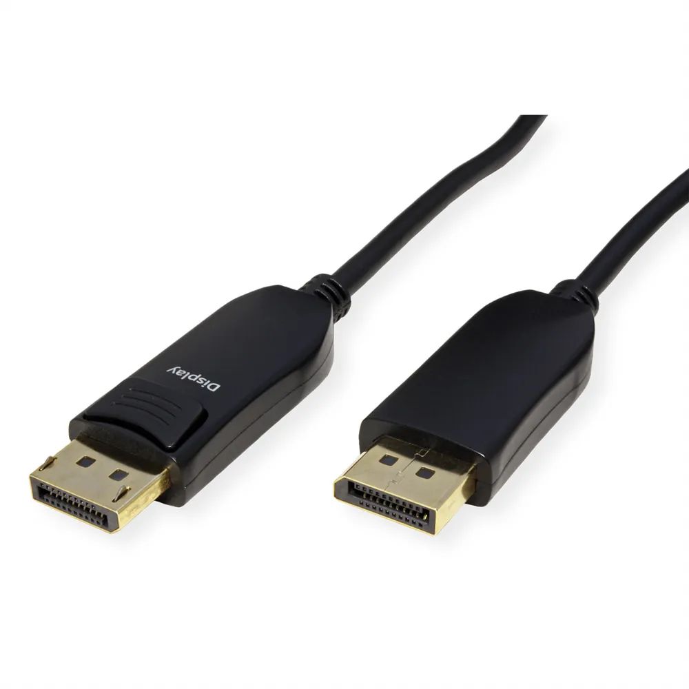 ROLINE DisplayPort v2.1 Kabel (AOC), 10K@60Hz, 54Gbit/s, UHBR13.5, ST/ST, 15 m