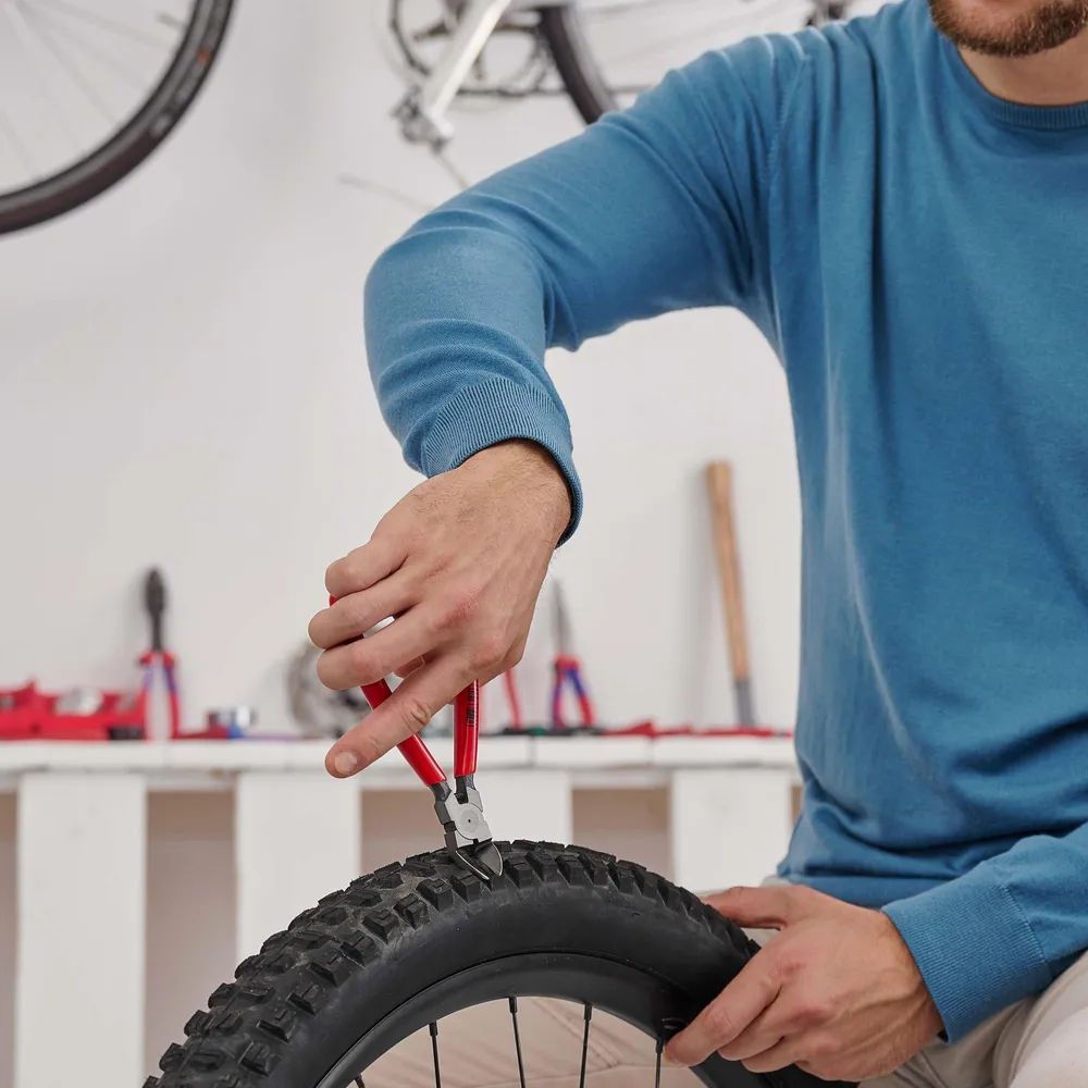 KNIPEX Seitenschneider für Kunststoff mit Kunststoff überzogen 160 mm
