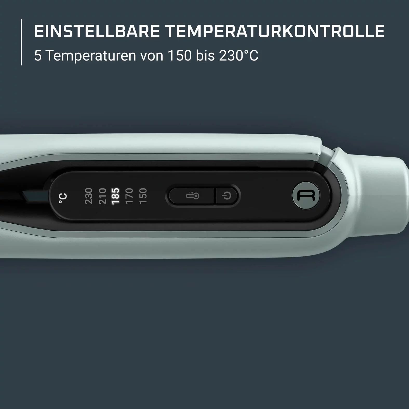 Rowenta SF5120 Haarglätter Thermoglide - BLACK Gama/EUCALYPTUS