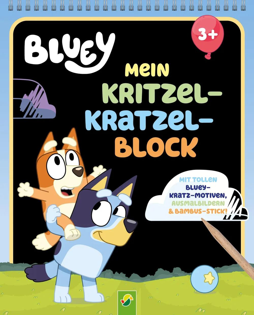 Naumann & Göbel Verlagsgesellschaft Bluey Kritzel-Kratzelblock
