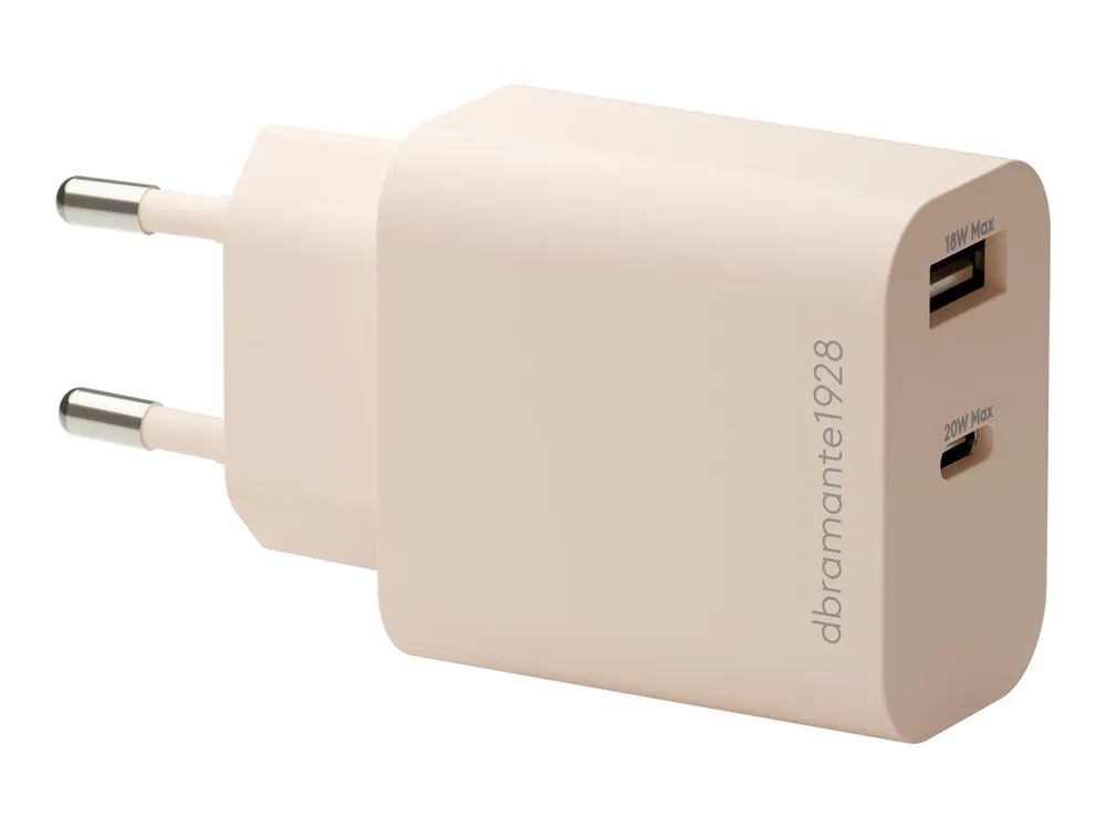 dbramante1928 re-charge - Netzteil - 20 Watt - 2 Ausgabeanschlussstellen (USB-C, USB)