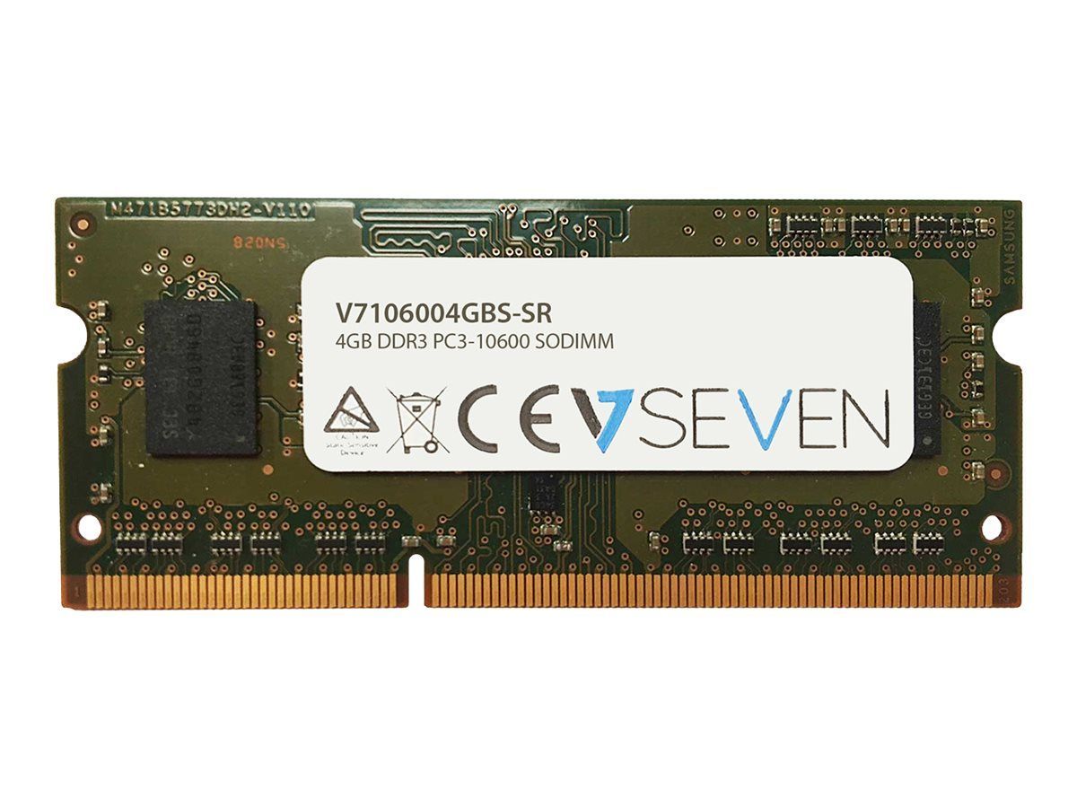 V7 DDR3 - Modul - 4 GB - SO DIMM 204-PIN - 1333 MHz / PC3-10600 Open-Box
