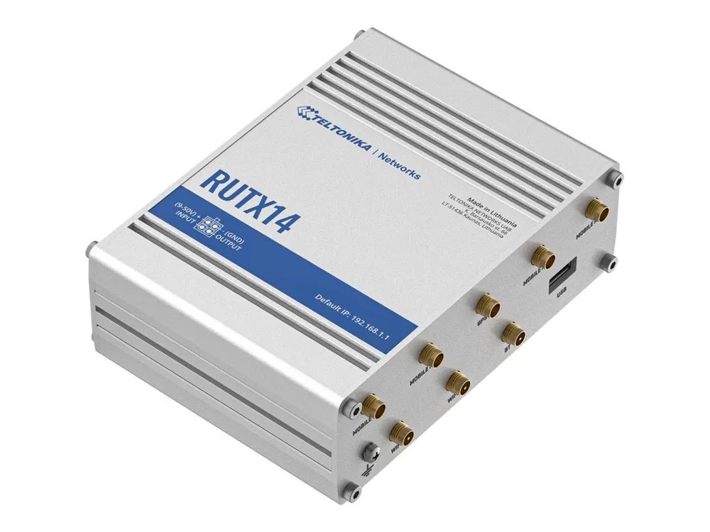 Teltonika RUTX14 - Wireless Router - WWAN 5-Port-Switch
