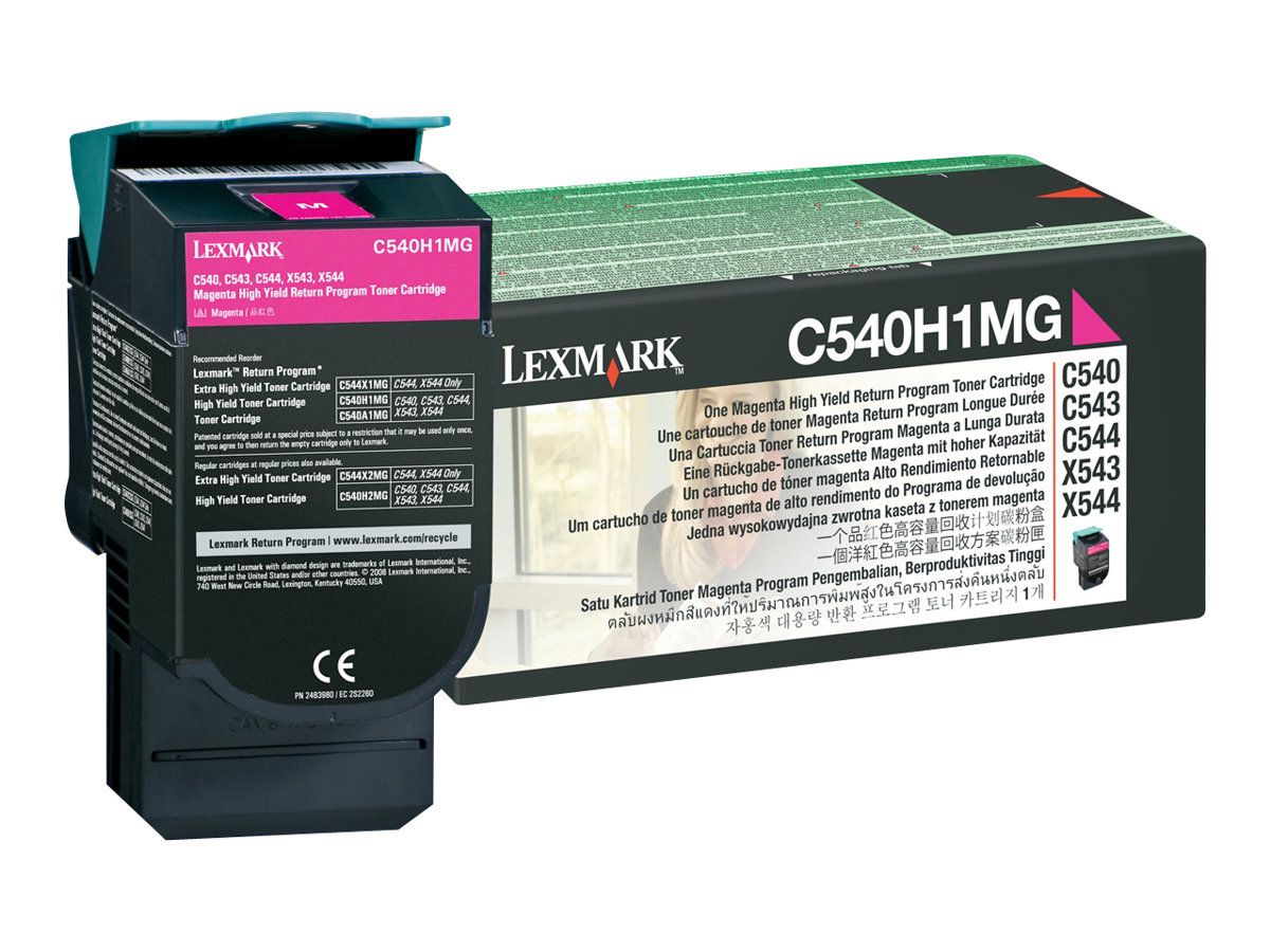 Lexmark Hohe Ergiebigkeit - Magenta - original