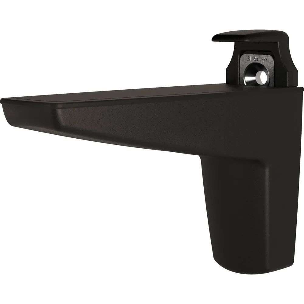 ITALIANA FERRAMENTA Tablar-Klemmträger Moon, Stärke 15-50 mm, schwarz matt