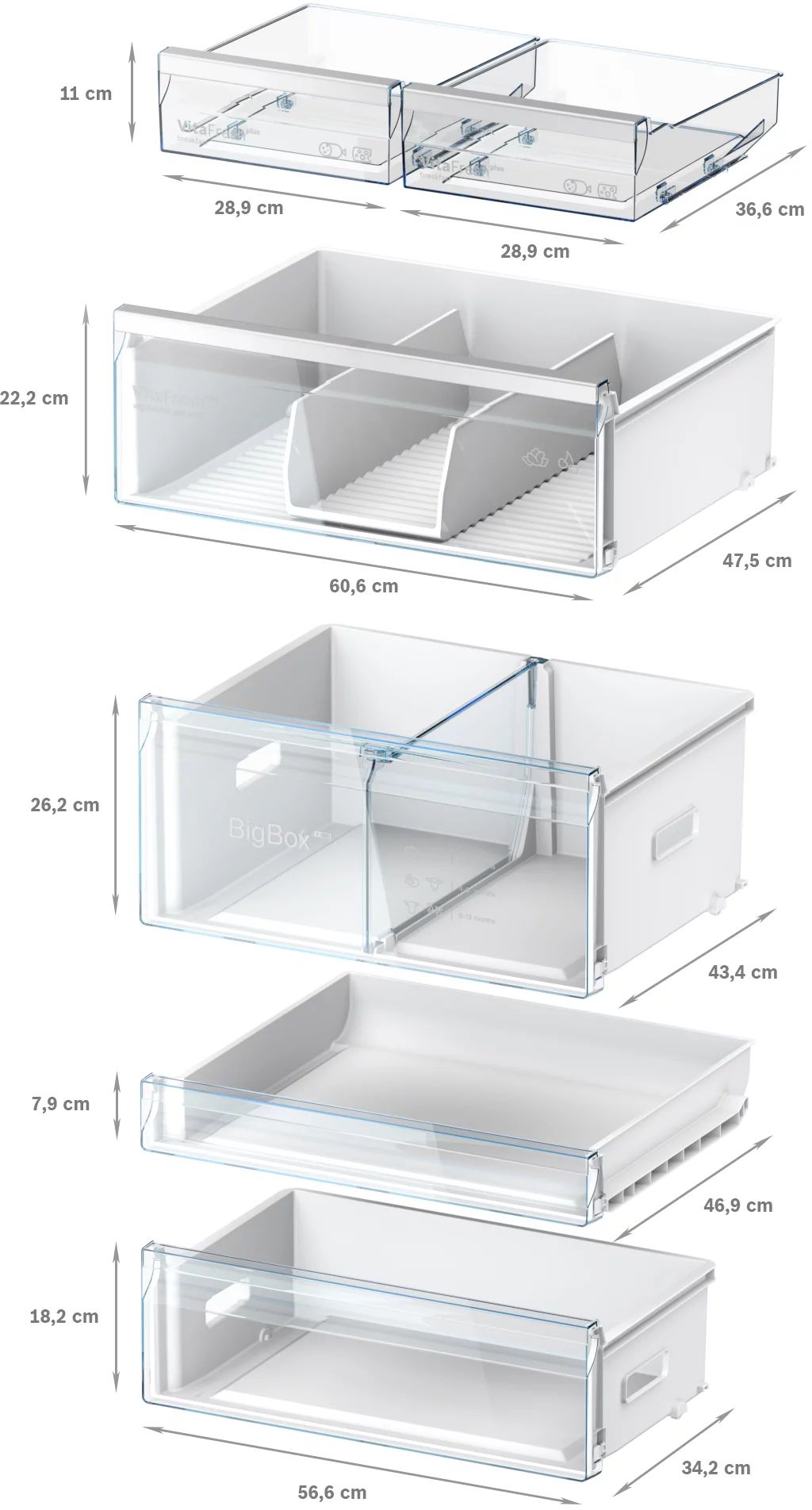 Bosch KGP76AIC0N Stand-Kühl-Gefrierkombination