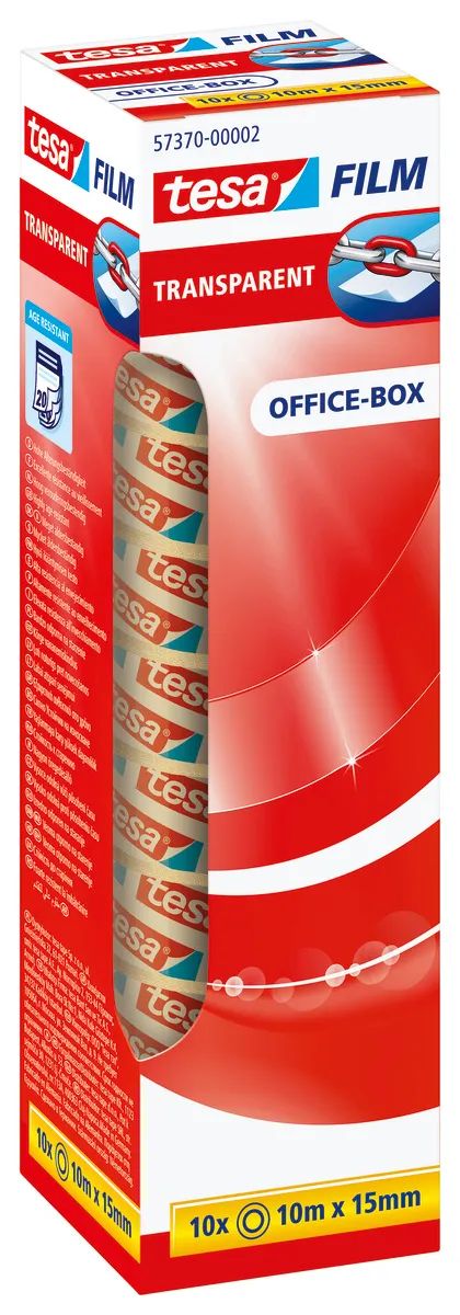 Tesa 57370 - 10 m - Transparent - 15 mm - 10 Stück(e)