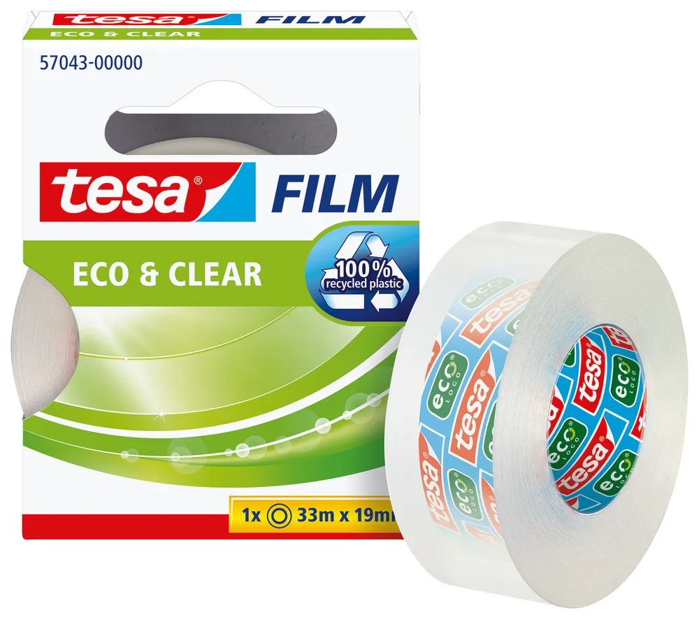 Tesa 57043 - Transparent - Kunststoff - 33 m - 19 mm