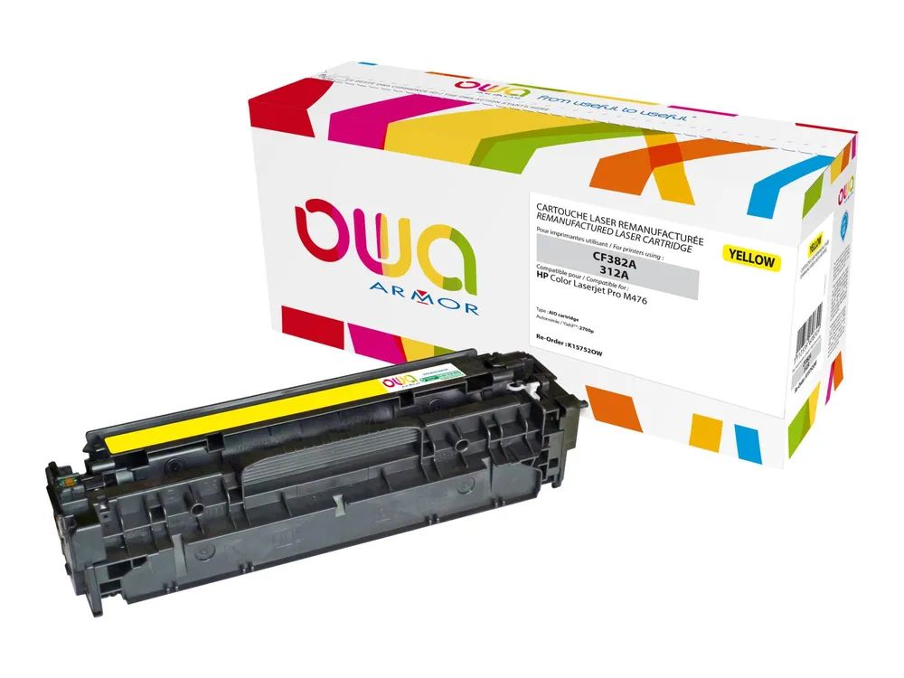 Armor OWA - Gelb - kompatibel - wiederaufbereitet - Tonerpatrone (Alternative zu: HP CF382A)