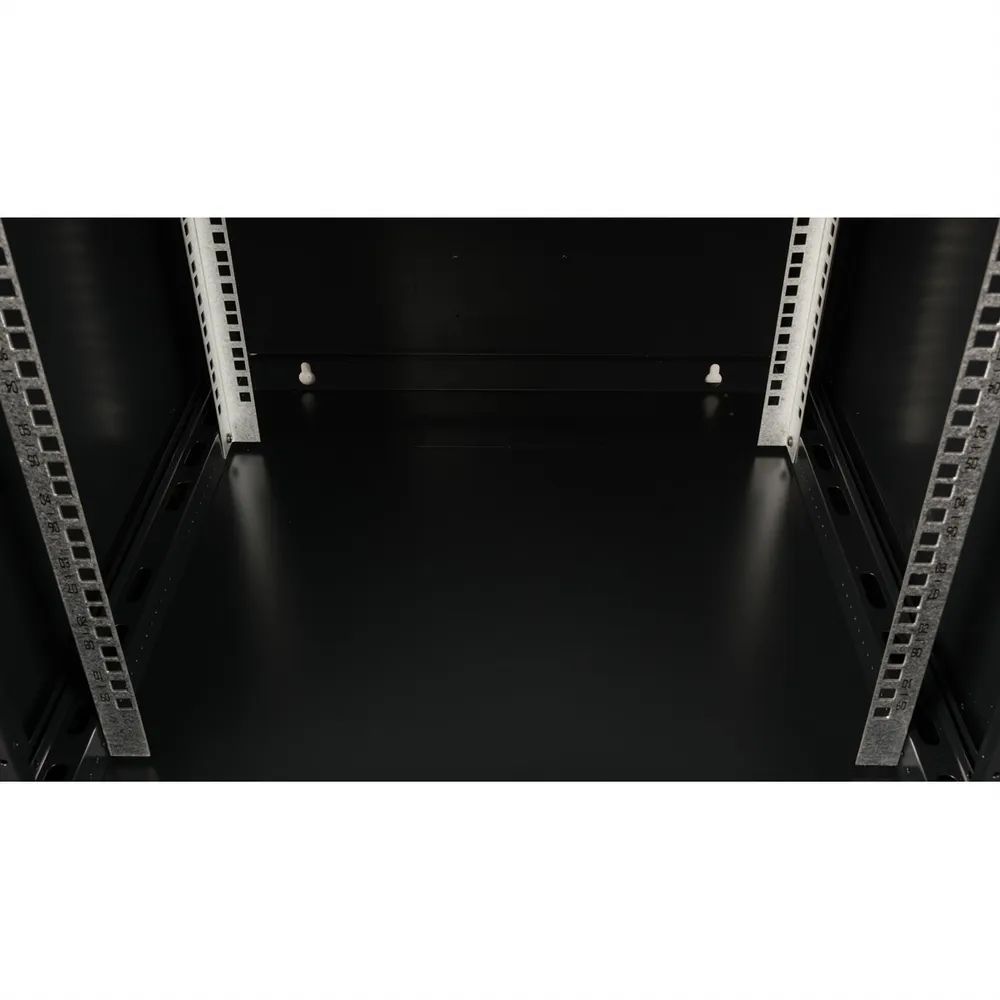 VALUE 19-Zoll Wandgehäuse 9HE, 600x600mm schwarz, Bausatz