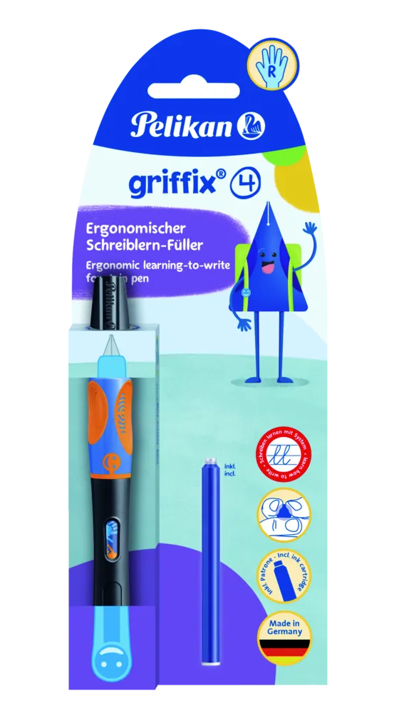 Pelikan griffix® Füller für Rechtshänder, Neon Black