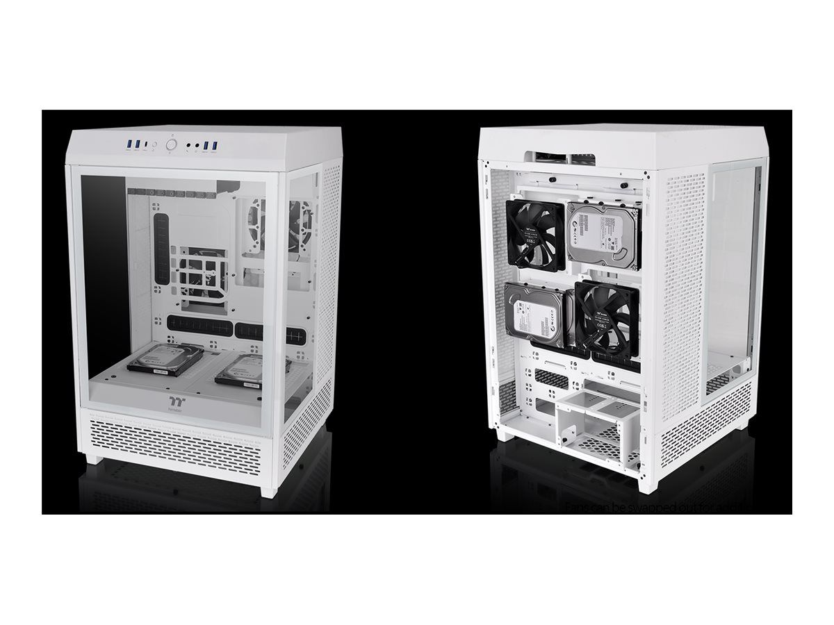 Thermaltake The Tower 500 Snow - Mid tower - E-ATX - Seitenteil mit Fenster (gehärtetes Glas)