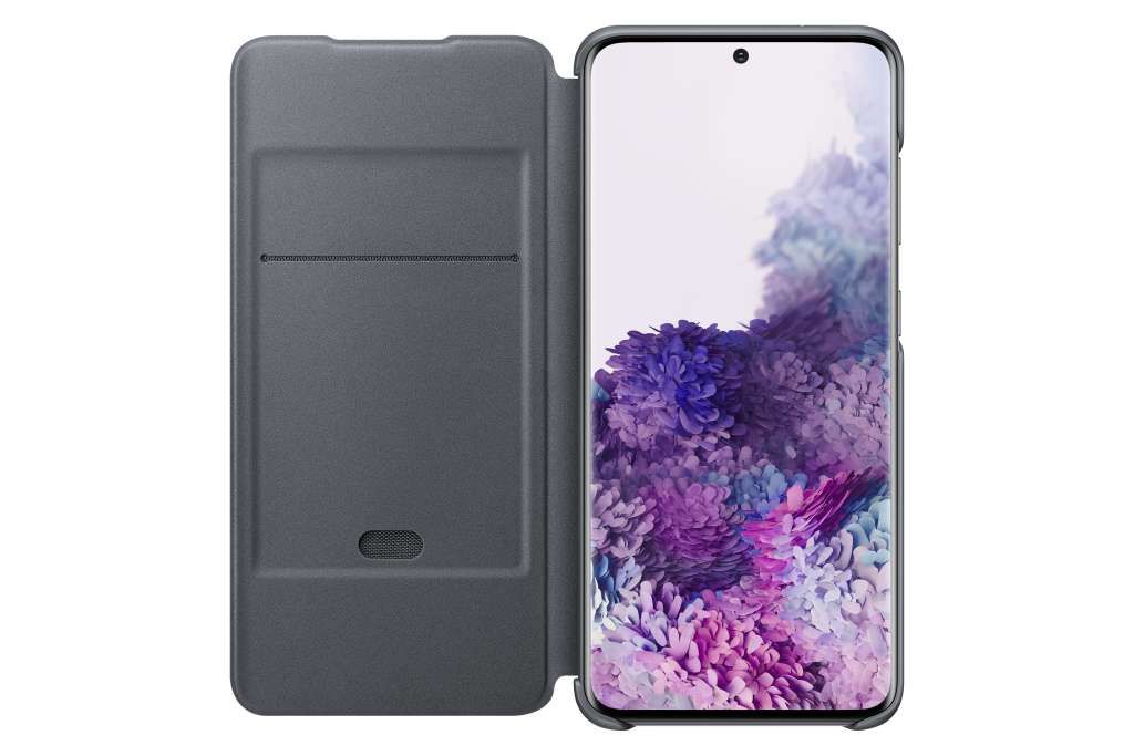 Samsung LED-View-Cover "EF-NG980" für Galaxy S20, Grau