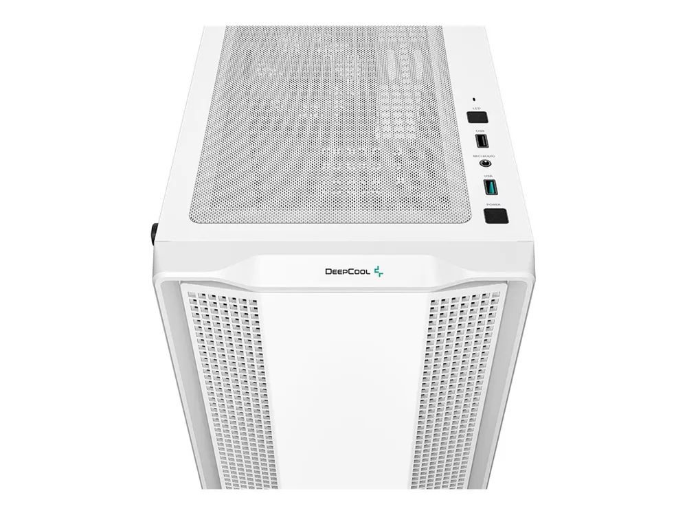 Deepcool CC360 WH ARGB - FT - Mini-ITX - Seitenteil mit Fenster (gehärtetes Glas)