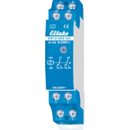 Eltako SCHALTRELAIS 2W 16A 8-230V UC / ELTAKO ER12-002-UC 22002601