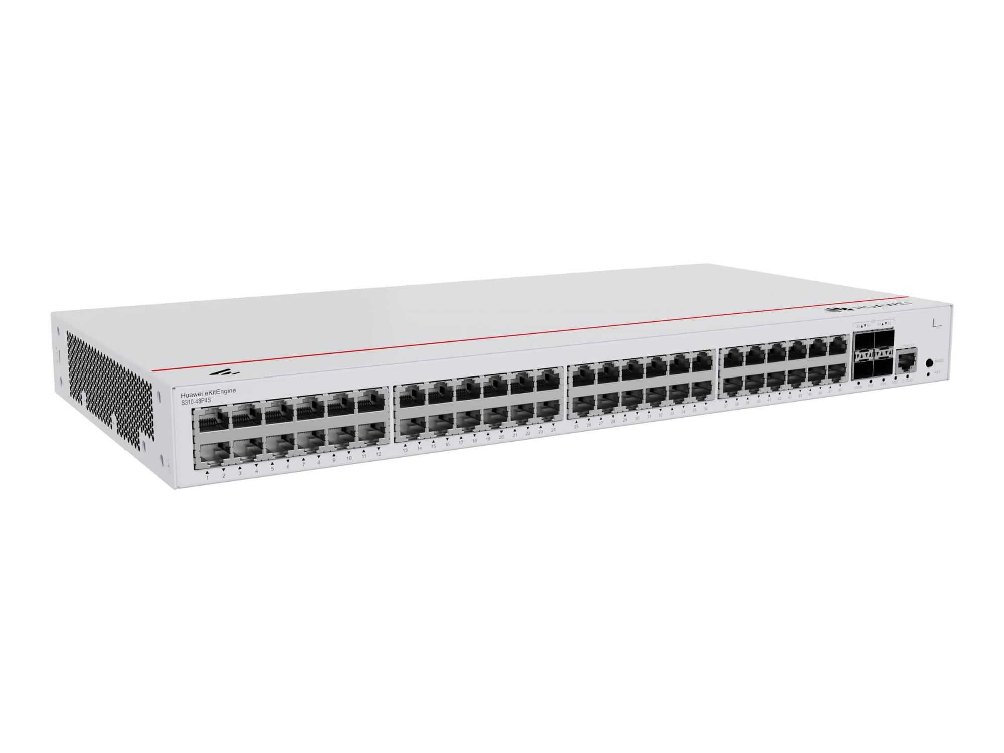 Huawei eKitEngine S310 Series S310-48P4S - Switch - L2+ - managed - 48 x 10/100/1000 (PoE+)