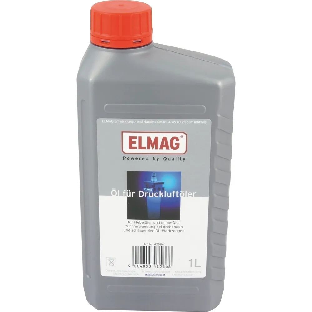 ELMAG Entwicklungs und Handels GmbH 23501 Werkzeuge Druckluft ÖL 1000 ml Harz- und Säurefrei