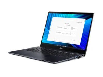 Acer TravelMate P4 Spin 14 TMP414RN-55-TCO - Flip-Design - Intel Core Ultra 7 255U / 2 GHz - Win 11 Pro - Intel Graphics - 32 GB RAM - 1.024 TB SSD QLC, NVMe - 35.6 cm (14")