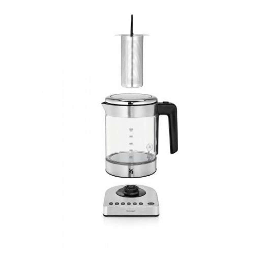 WMF KITCHENminis 04.1318.0012 - 1 l - 1960 W - Edelstahl - Glas - Regelbare Temperatur - Wasserstand