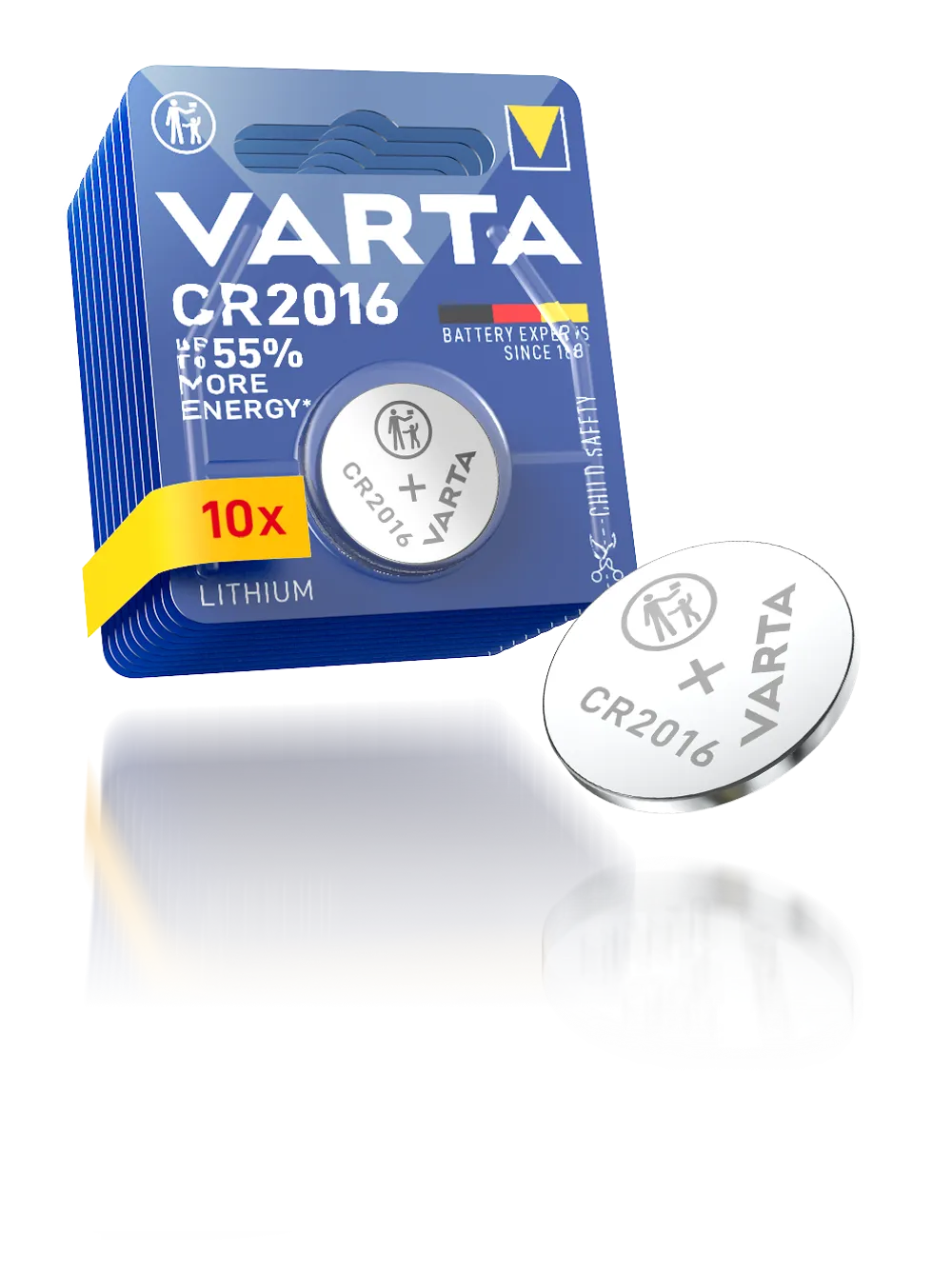 VARTA LITHIUM Coin CR2016 Blister 1