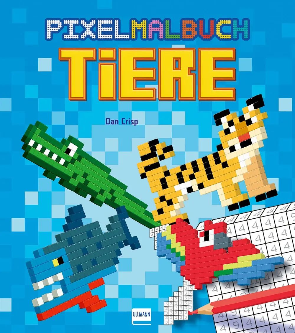 Ullmann Medien GmbH Pixelmalbuch Tiere
