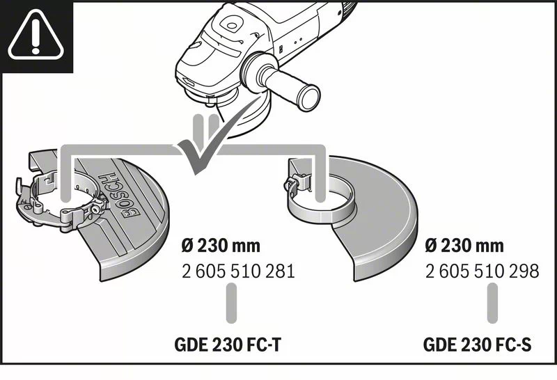 Bosch Professional GDE 230 FC-T Absaughaube Karton