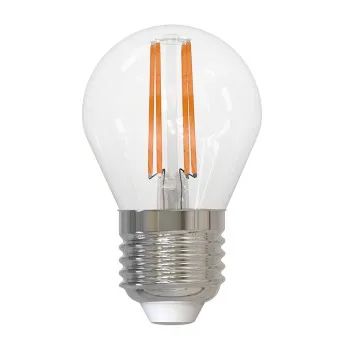 Hama LED-Filamentlampe, E27, 470lm ersetzt 40W, Tropfen P45, klar, Warmweiß