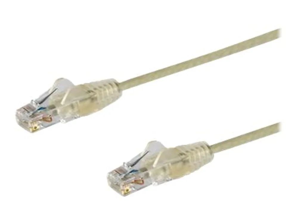 StarTech.com 1 m Cat6-Kabel - Schlankes Cat6-Patchkabel - Grau - Snagless RJ45-Anschlusse - Gigabit-Ethernet-Kabel - 28 AWG - Patch-Kabel - RJ-45 (M)