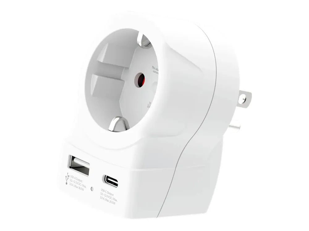 SKROSS Europe to US USB AC20PD - Adapter für Power Connector - Typ B (M)