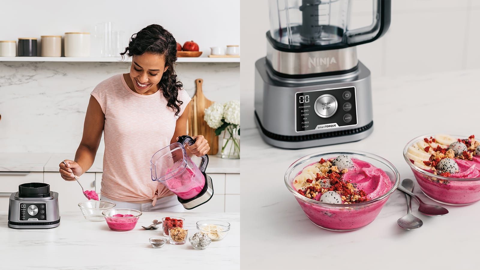 Ninja Foodi CB350EU 3-in-1 Power Nutri Mixer mit Smart Torque & Auto-iQ