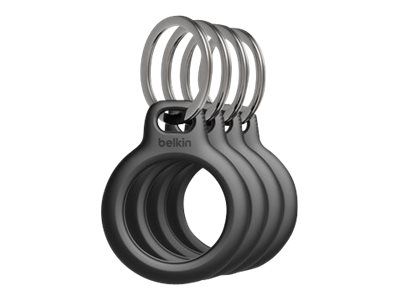 Belkin Tasche für Airtag - Schwarz (Packung mit 4)