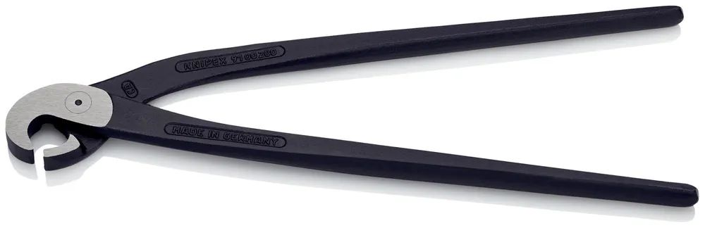 KNIPEX Fliesenlochzange (Papageienschnabelzange) schwarz atramentiert 200 mm