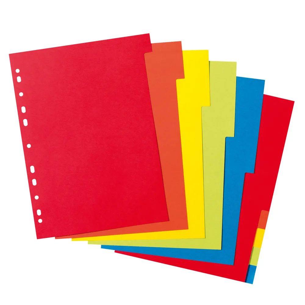 herlitz Kartonregister A4 10-teilig intensivfarbig